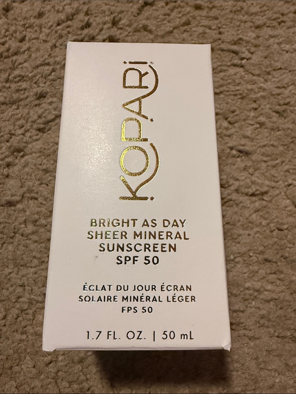 Kopari - Sheer Mineral Sunscreen SPF 50 – 1.7 fluid ounces